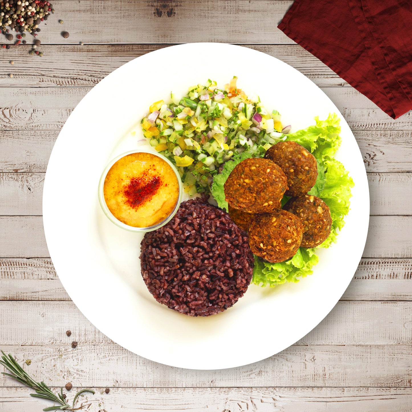 Greek Vegan Balls Meal