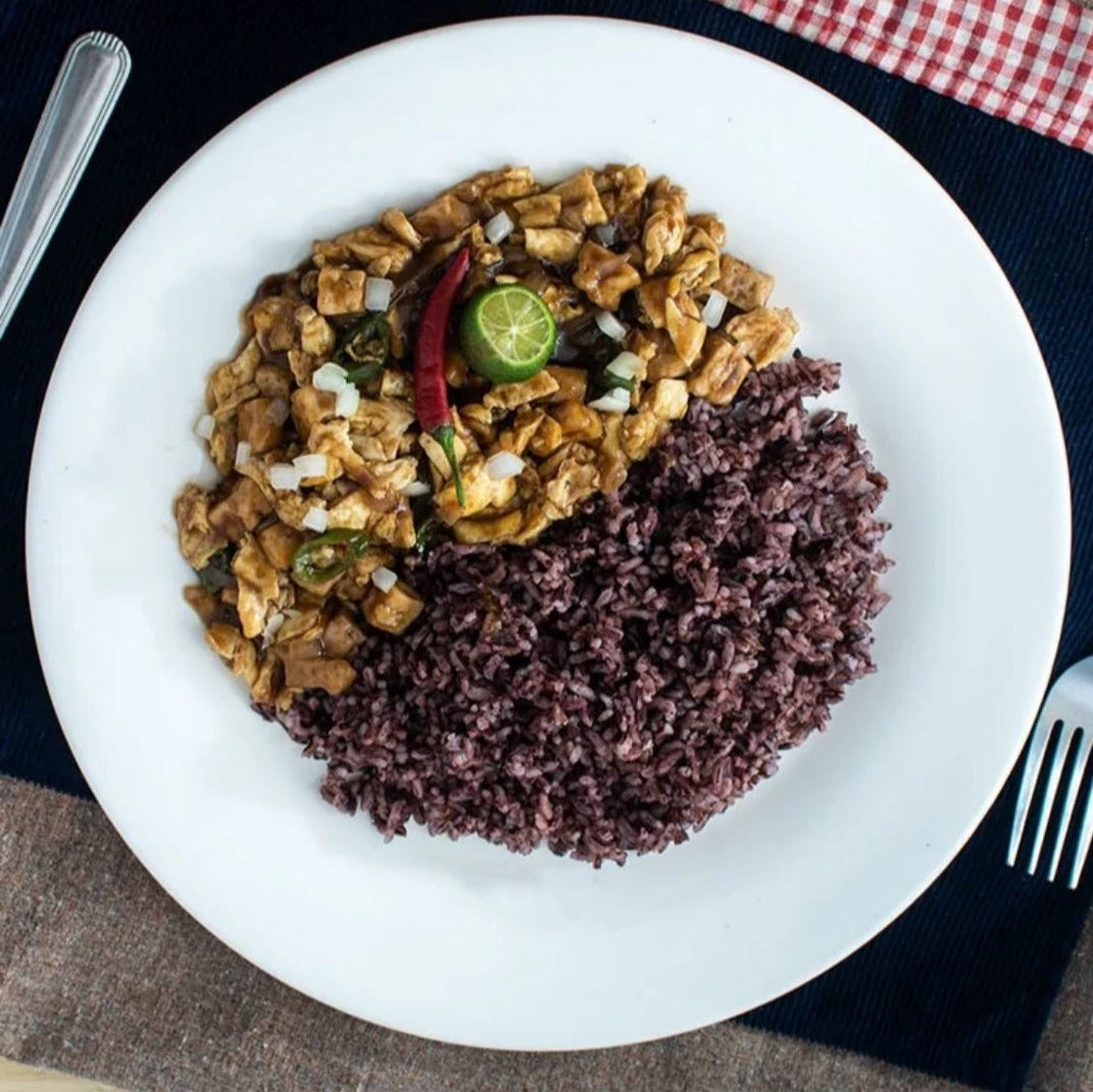 Tofu Sisig Rice Meal